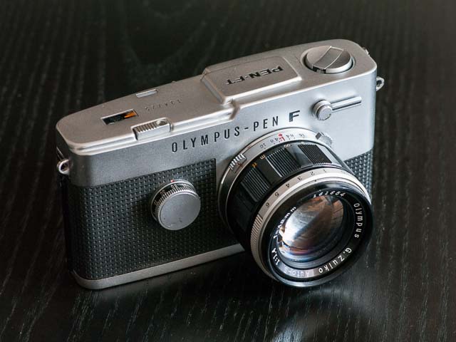 Olympus Pen FT fitted with 40mm f/1.4 lens