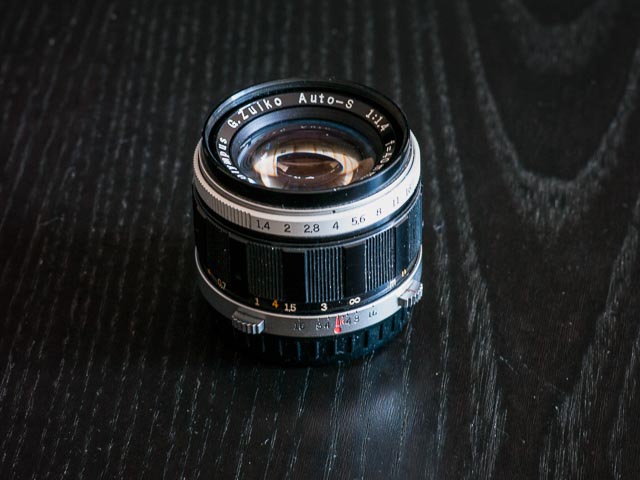 40mm f/1.4 lens