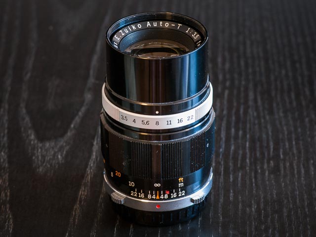 100mm f/3.5 lens