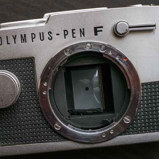 Mirror box on Lympus Pen FT