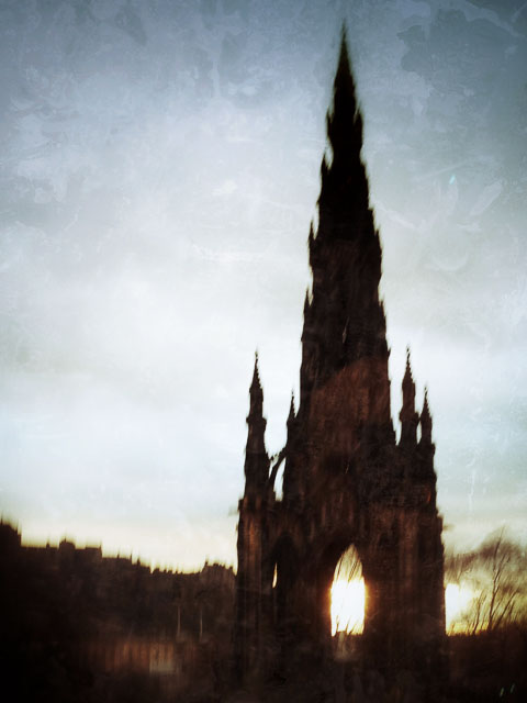 Scott Monument, Princes Street - 2013 - iPhone 5 (processed with Snapseed)