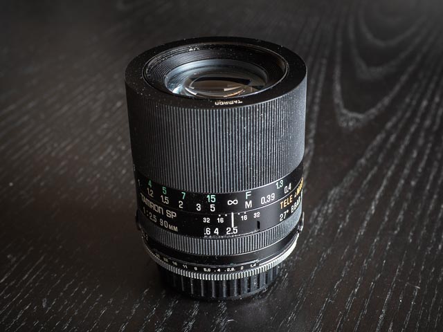 Tamron SP 90mm f/2.5 Macro lens