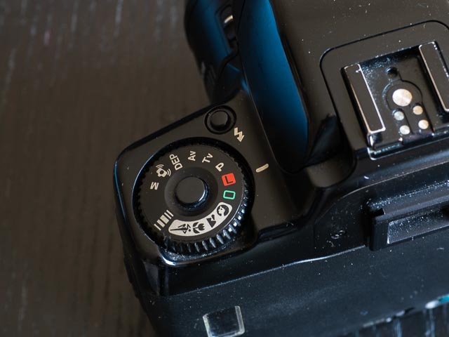 Canon EOS 10 mode dial