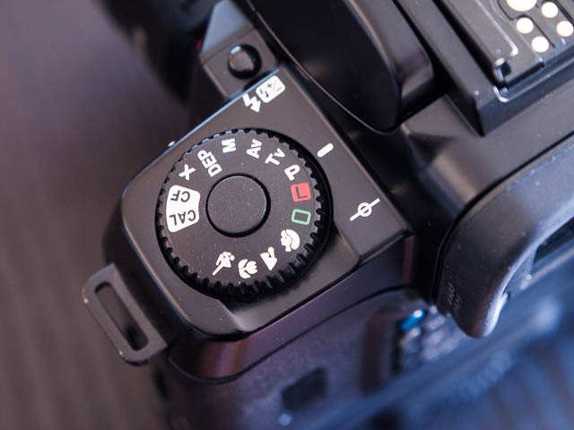 Canon EOS mode dial