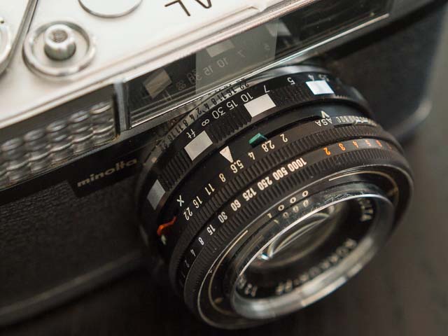 Minolta AL lens detail