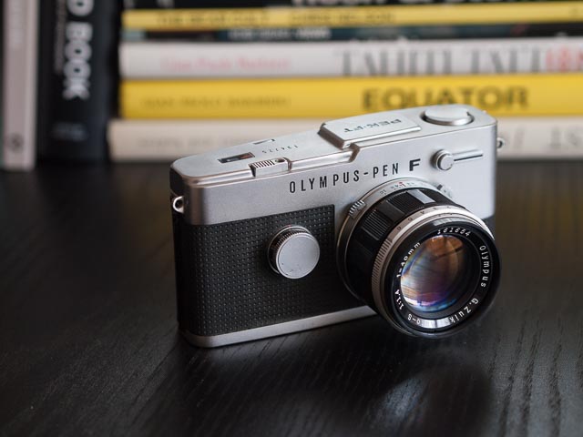 Olympus Pen FT fitted with 40mm f/1.4 lens