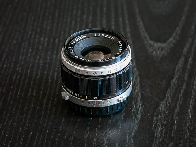 G.Zuiko Auto-W 20mm f/3.5 - Olympus Pen F lenses on full-frame