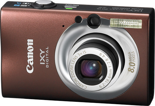 Canon Digital Ixus 80 IS in brown