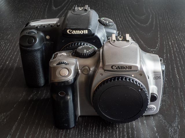 Canon EOS 300D and Canon EOS 20D