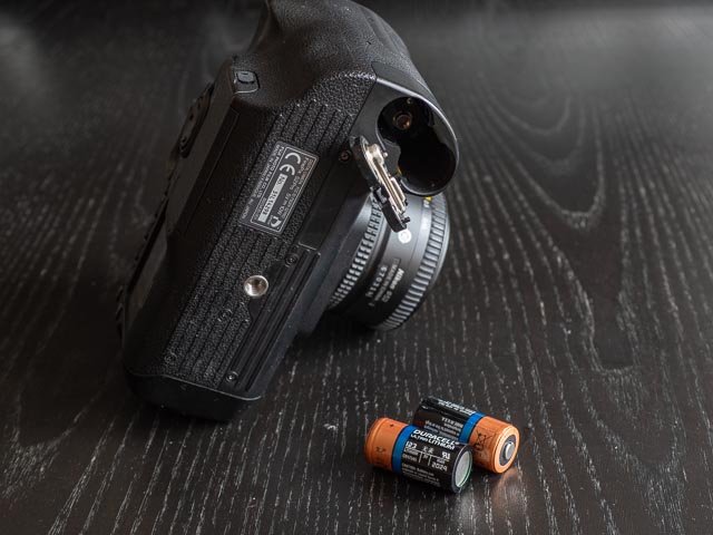 Fujifilm FinePix S2 Pro CR123A batteries for the camera side of things