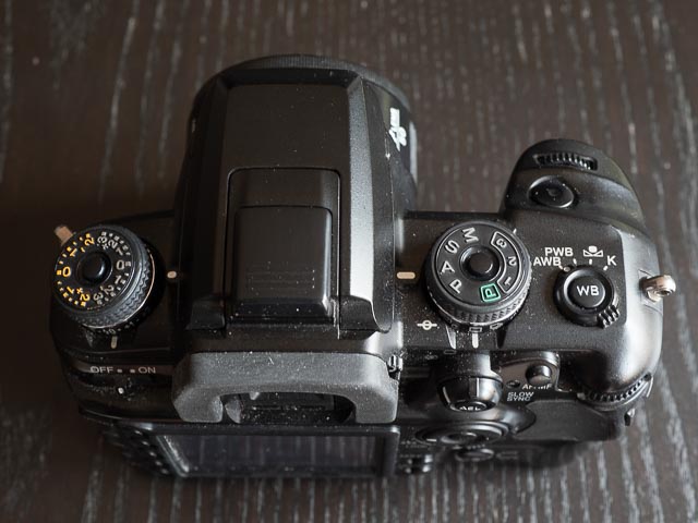 Konica Minolta Alpha-7 Digital top plate