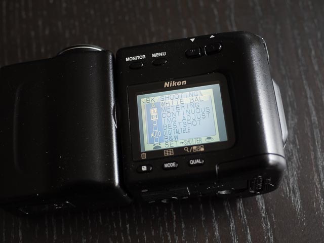 Nikon Coolpix 950 REC A menu