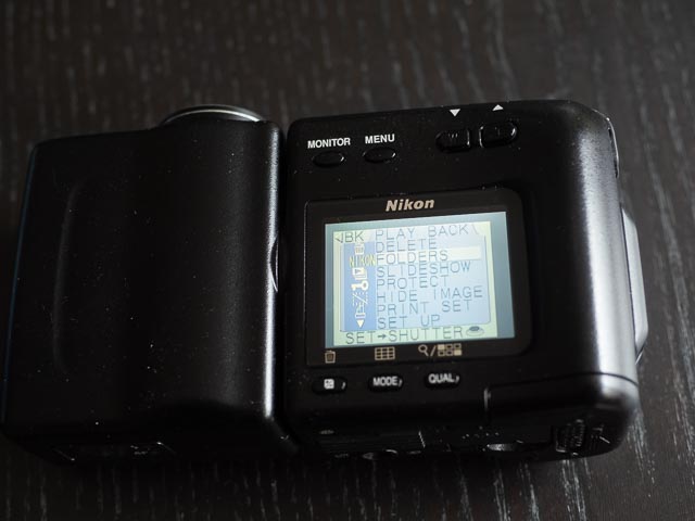 Nikon Coolpix 950 play menu