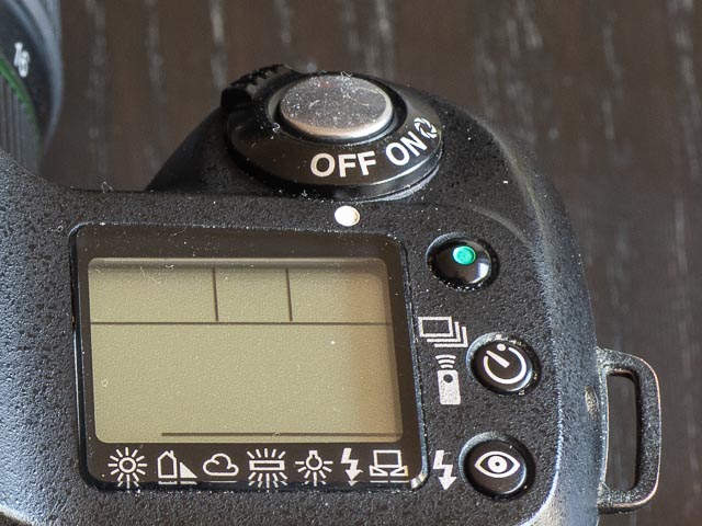 Pentax *ist D green button