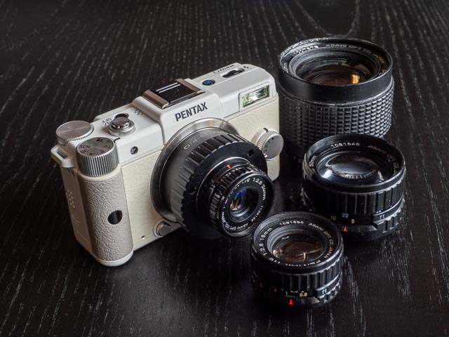 Pentax Q with Pentax-110 lenses