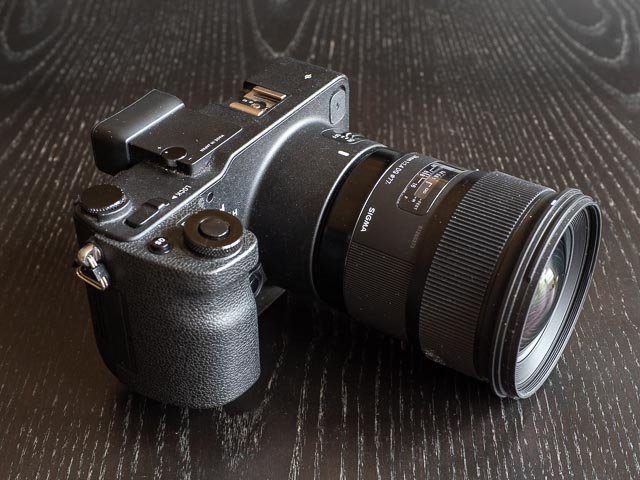 Sigma 24mm F/1.4 Art mounted on the Sigma SD Quattro H