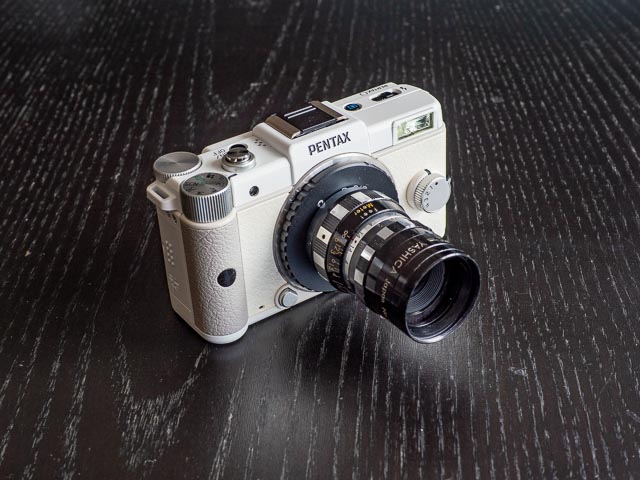 Pentax Q with Cine Yashinon 13mm f/1.4